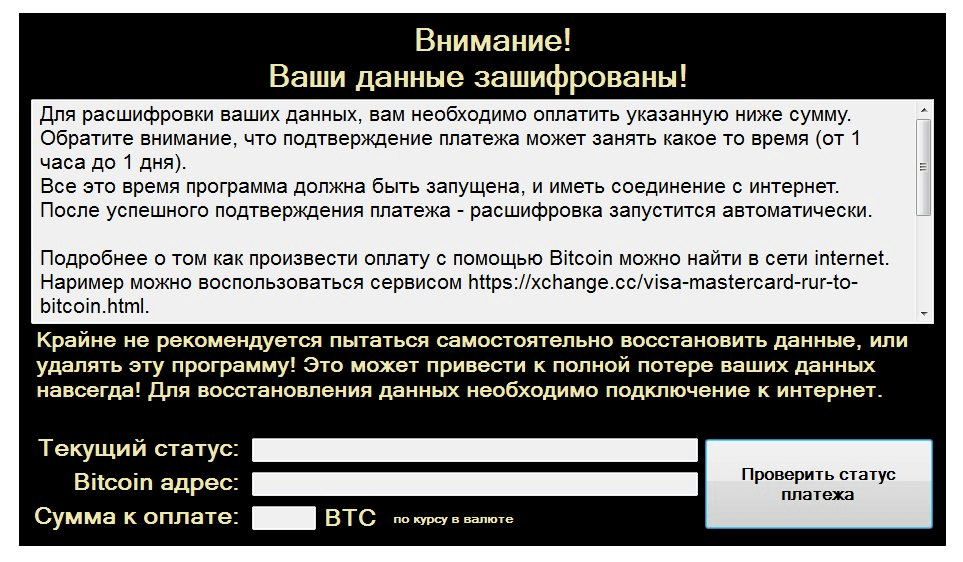 Ransom Note dalam Bahasa Rusia